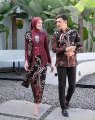 COUPLE KUTU BARU bahan brokat premium.