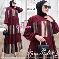 NEW!!! MOZA MIDI #2 LD 110 PB 125 MATT RAYON VISCOSE BY PINKAN ORIGINAL