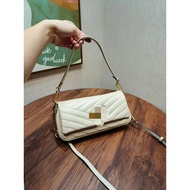 KIRA Sheepskin Embroidered Baguette Bag High-End Sheepskin Female Bag Shoulder Messenger