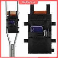 Crutch Pouch Lightweight Crutch Storage Pocket with 2 Pockets Portable Hanging Crutch Bag SHOPSKC4724