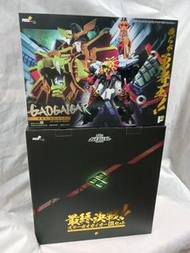 POSE+ 勇者王 GaoGaiGar 全套 主體 我王凱牙 + 最終決戰 GoldyMarg 黃金馬迪鎚仔 & Star GAOGAIGAR 星塵勇者王Option Set DX套裝 100% Ne