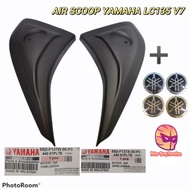 100% ORIGINAL ORI AIR SCOOP YAMAHA LC135 V7 1SET SIDE INNER WITH LOGO SET V2/V3/V4/V5/V6/V7