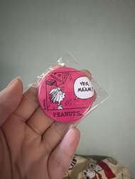 東京snoopy cafe徽章 peppermint patty