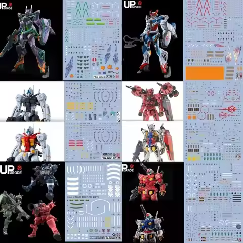 EVO Decal GQuuuuuuX Series HG-GQ1-8 for HG 1/144 gMS-Ω Police ZAKU GELGOOG GFreD Guncannon XAVIER GY