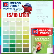 🔥 FOC FREE GIFT 🔥15/18L NIPPON  EASY WASH INTERIOR MATT WASHABLE PAINT /CAT DINDING DALAM TAK KILAT 