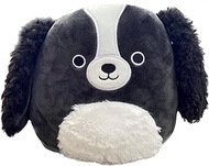 Squishmallow Official Kellytoy Plush Pets Squad Dogs Cats Bunnies Frogs Squishy Soft Plush Toy Animals (Black/White, Nathaniel Cocker Spaniel Dog, 8 Inch)