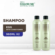 [TWIN PACK] Follow Me Shampoo 960ml - Egg