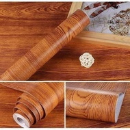 Brown Wood Grain Wallpaper 4m to/d 5m x 45cm