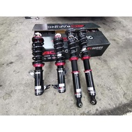 Proton Satria Neo - BC Racing v1 series adjustable absorber hilo soft hard bodyshift