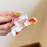 Nhỏ Acetate Cá Mập Clip Cho Phụ Nữ Dễ Thương Mùa Hè thiết kế kiểu kẹp Niche Kẹp Tóc kẹp tóc đơn giản