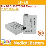 For DAOLE GT5001 Monitor Brand New High Quality LP-E8 7.2V 1000mAh Replacement Battery