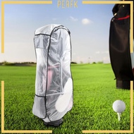 [Perfk] Golf Bag Rain Cover Club Bags Raincoat Clear 1x Golf Bag Protector Golf Bag Rain Protection Cover for Carry Carts