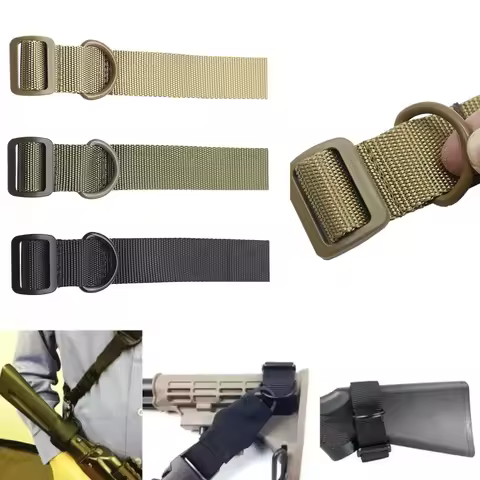 Adapter Stock Multifunction Tactical ButtStock Sling Strap Rope Strapping Belt Mount Hunting For AR1