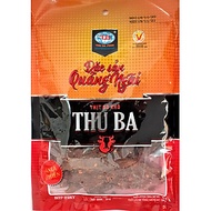 Bò Khô MIẾNG mềm Thu Ba hàng Việt nam chất lượng cao 100% loại 100 gram, đặc sản Quảng Ngãi, miền Tr