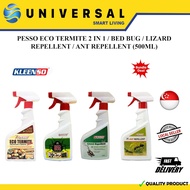 [SG SHOP SELLER] KLEESO PESSO Eco Termite 2 In 1 / Bed Bug / Lizard Repellent / Ant Repellent (500mL
