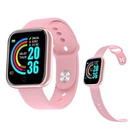 smartwatch y68 pria wanita | murah | bisa cod (hryfine)/(fithere)/fitpro jam tangan pintar murah