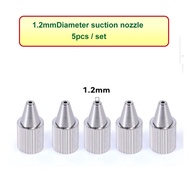 5pcs/Set Suction Nozzle Use for YIHUA 929D-V Electric Soldering Iron Tin Sucker Device  1.2mm Or 1.0