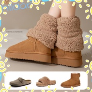 HLAR Boots Socks, Thickened Warm Plush Fluffy Boots Cover,  Y2K Coral Velvet Leggings Leg Warmer Wom