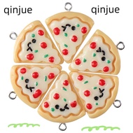 QINJUE Pizza Charms, Resin 0.93 inch(23.5mm) wide 30Pcs, Smooth and comfortable to touch (4.5mm) thi