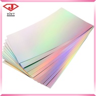 Cardstock for Making Decorative Handcraft Paper Colorful Foil Holographic Bulk Handicraft  yuanjingy