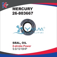 OUTBOARD SPARE PART MERCURY/TOHATSU 15HP CRANKSHAFT OIL SEAL 26-803667 / 8M0065585 / 350-00121-0