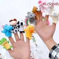 ALISONDZ Animal Puppet, Parent-Child Rat Children's Hand Puppet, Teaching Rabbit Plush Dog Finger Puppet Kid