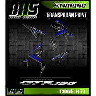 Transparent STRIPING SUPRA GTR Transparent MOTIF Sticker HONDA SUPRA GTR BHS STICKER Ht1