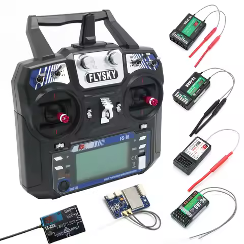 FLYSKY FS-i6 I6 Transmitter 2.4G 6CH Radio Remote Controller With iA6 iA6B X6B A8S R6B iA10B FS2A Re