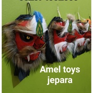 CHILDREN'S TOY BUJANG GANONG MASK ONLY20K/TOPENG SPON/GANONGAN CHEAP/TOPENG BEST SELLING