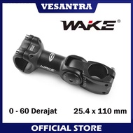 Wake Stem Standar 25.4 x 110mm 0 - 60 Derajat Adjustable Fixie Federal