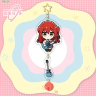HELIX BOCCHI THE ROCK Keychain, Japanese Anime Guitarhero Gotoh Hitori Keychain, Lovely Bocchi Guita