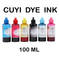 CUYI UV Dye Ink for Inkjet Printer 100ml  Cuyi dye ink for  Epson Cuyi dye ink for Canon for Brother