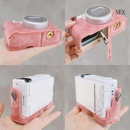 NEX Fashion Leather Half Case For ZV 1M2 ZV 1F Cameras Protector Elegant Sleeve Bag