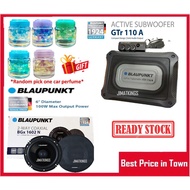 BLAUPUNKT GERMANY GTR110A Car Underseat Active Subwoofer  + Blaupunkt 6" 2-Way Quadaxial BGx-1602 N