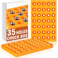 Weysat Kotak Chuck 35 Lubang ER32 SK2 C32 Kotak Penyimpanan Collet, Pemegang Rak Collet, Pemegang Ba