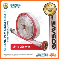 2 inch x 20 Meter Fire Hose / 16 Bar Canvas Fire Hose