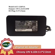 Genuine 19V 6.32A 120W Chicony A15-120P1A A120A047P A120A024L AC Adapter For ADP-120RH D MECHREVO MS