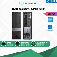 PC i5 Dell Vostro 3470 SFF Intel Core i5 (8th Gen) / 8GB RAM / 256GB NVME / Win 11 Home (Refurbished