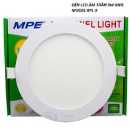 [HCM]ĐÈN LED ÂM TRẦN  9W MPE ĐÈN LED 9W MPE-ĐÈN PANEL ÂM TRẦN 9W