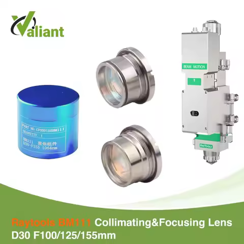 Raytools BM111 3.3KW Collimating & Focusing Lens D30 F100/125/F155mm with Lens Holder for Raytools L