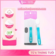 Galena SS02 Silicone Baby Spoon (Combo of 2)