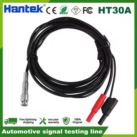 Hantek Oscilloscope Probes Auto Test Cable HT30A BNC to Banana Adapter Dual Banana Head Multipurpose