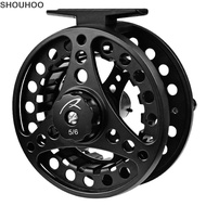 SHOUHOO Fly Fishing Reel, Aluminum Alloy 85mm Diameter Fly Reel, Durable 2+1BB Bearings 5/6 WT Fishi