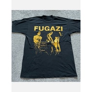 Men's Retro 90s Fugazi Band T-Shirt - Vintage 90s Graphic Tee with Iconic Parking Lot Concert, Short