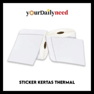 Thermal Paper Sticker/Thermal Label 100x150mm A6 Contents 500pcs