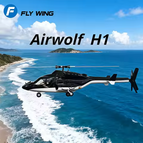 FLYWING Airwolf V3 10 Channel Remote Control Simulation Helicopter Model H1 Flight Control GPS Posit