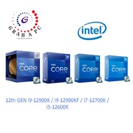 INTEL 12TH GENERATION i9/i7/i5 PROCESSOR (I9-12900K/12900KF/12900F/ I7-12700K/12700KF/12700F/ I5-12600K/12600KF)