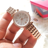 Three-Hand Rose Gold-Tone Stainless Steel Watch ES4648 FOSSIL