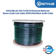 ANGLEBLUE ARC-5.0SS Professional Balanced Stereo Audio Link Cable 200M/Roll Black Audio Cable