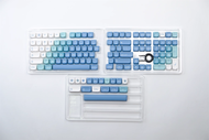 Keycaps 126 ชิ้น PBT Material MOA Height Heat Sublimation Process สำหรับที่นั่งแบบต่างๆ ของคีย์บอร์ด
